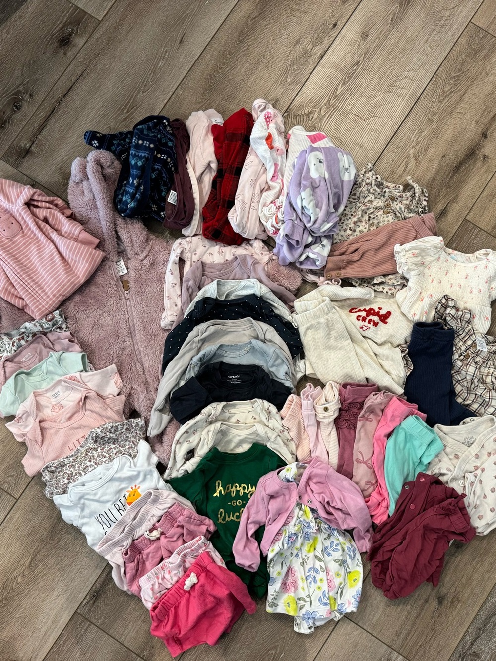 Baby Girl 3M & 3–6M Clothing Lot – 30+Pieces – Carter’s & More